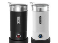 Mousseur à lait HiBREW M1A : mousse chaude/froide, chocolat chaud, chauffe-lait automatique. 350W, silencieux, rapide, idéal cappuccino et latte maison.