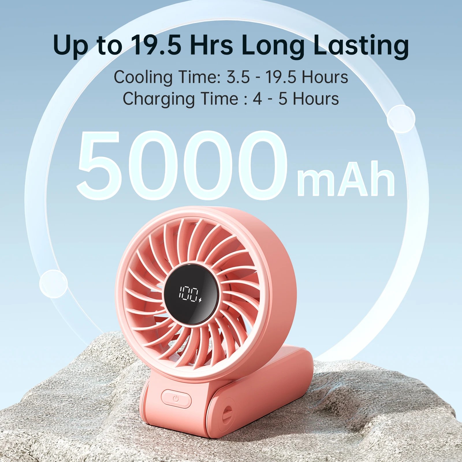 5000mAh Pink