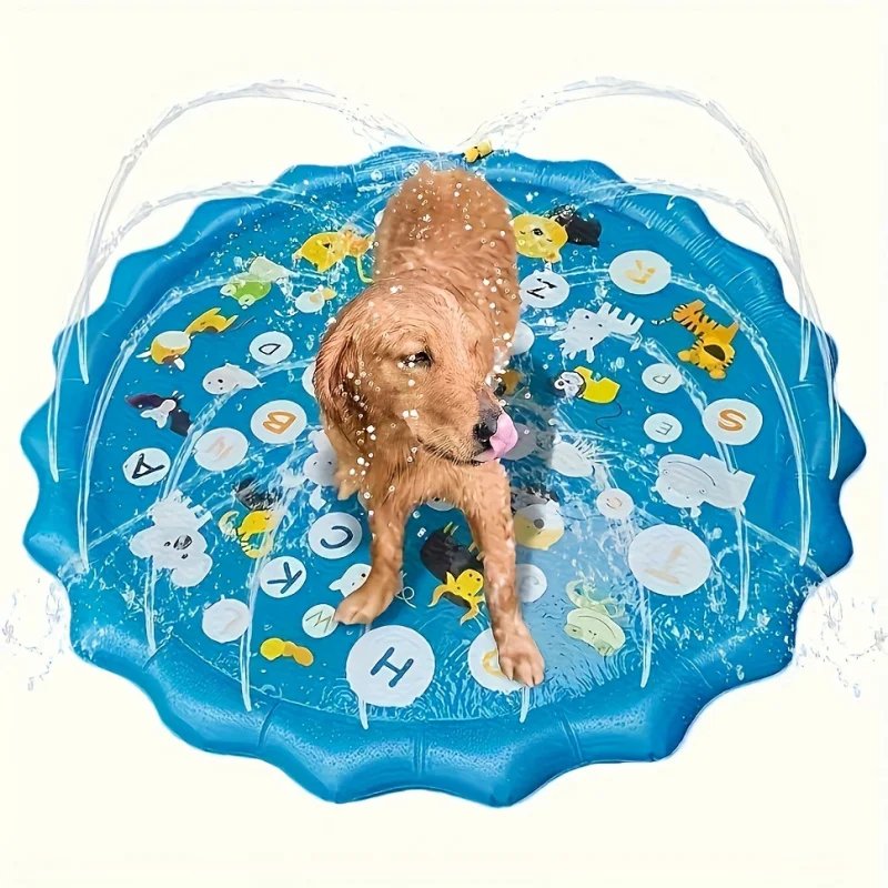 Bassin de Bain Extérieur pour Chien – Robuste, Antidérapant Garanti, Pulvérisation d’Eau & Refroidissement Glacé 5 Bassin de Bain Extérieur pour Chien – Robuste, Antidérapant Garanti, Pulvérisation d’Eau & Refroidissement Glacé – Image 5