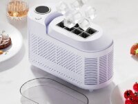 Machine à glaçons portable mini : compacte, rapide (10–15 min), idéale pour la maison, le bureau, le camping ou la voiture. Pratique, légère et automatique.