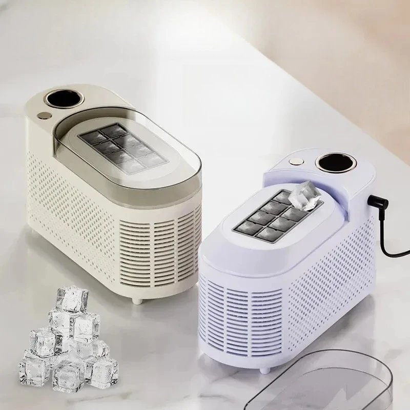 Machine à glaçons portable mini – Compacte, rapide, 10–15 min, idéale maison, bureau, camping & voiture 2 Machine à glaçons portable mini – Compacte, rapide, 10–15 min, idéale maison, bureau, camping & voiture – Image 2