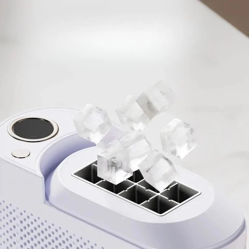 Machine à glaçons portable mini – Compacte, rapide, 10–15 min, idéale maison, bureau, camping & voiture 3 Machine à glaçons portable mini – Compacte, rapide, 10–15 min, idéale maison, bureau, camping & voiture – Image 3