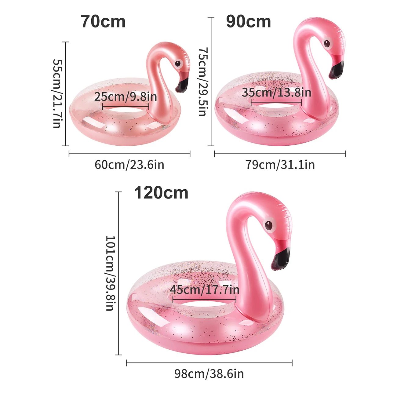 Bouée flamant rose pour piscine et plage été pour adultes et enfants Env. gratuit 3 Bouée flamant rose pour piscine et plage été pour adultes et enfants Env. gratuit – Image 3