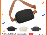 Sac banane KONO Fashion imperméable, léger et durable. Poches multiples, sangle réglable, porté poitrine ou bandoulière. Idéal voyage, sport & mobilité.