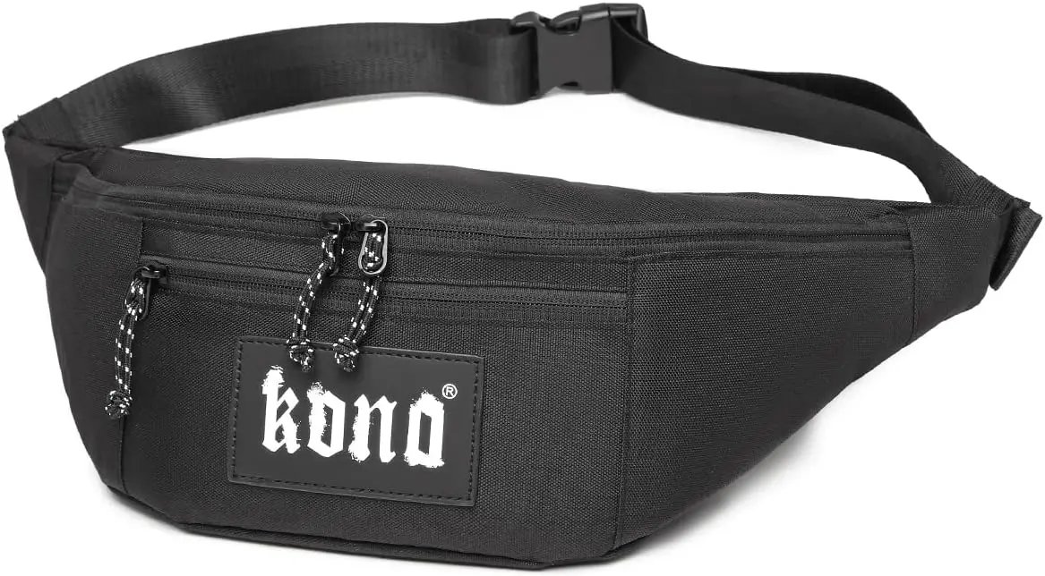 đ Sac banane multifonction KONO â Grande capacitĂ© | ImpermĂ©able | Tissu Oxford premium | IdĂ©al plein air, sport & voyages (Unisexe) Liv. rapide 1 Sac banane KONO impermĂ©able en tissu Oxford, grande capacitĂ©, poches multiples, ceinture rĂ©glable. IdĂ©al plein air, sport, voyages. Unisexe & durable.