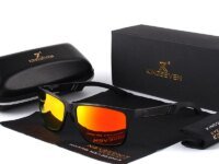 Lunettes de soleil KINGSEVEN pour homme : polarisées, UV400, aluminium & magnésium. Confort, style rectangulaire, haute protection. Idéales conduite & extérieur