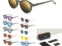 Lunettes ZENOTTIC rétro unisexe, monture ronde vintage, verres polarisés UV400. Style 2026/2025, légères, confortables et protectrices pour un usage quotidien.