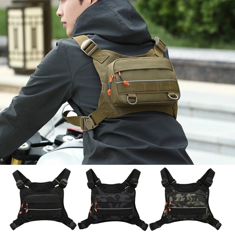 Sac de Poitrine Tactique SCIONE – Randonnée, Cyclisme, Moto & Outdoor | Molle, Léger, Résistant & Réfléchissant Env. gratuit 1 Sac de poitrine tactique SCIONE unisexe, léger, nylon résistant, système Molle, réfléchissant. Idéal randonnée, cyclisme, moto, course, voyage. Confort & sécurité.