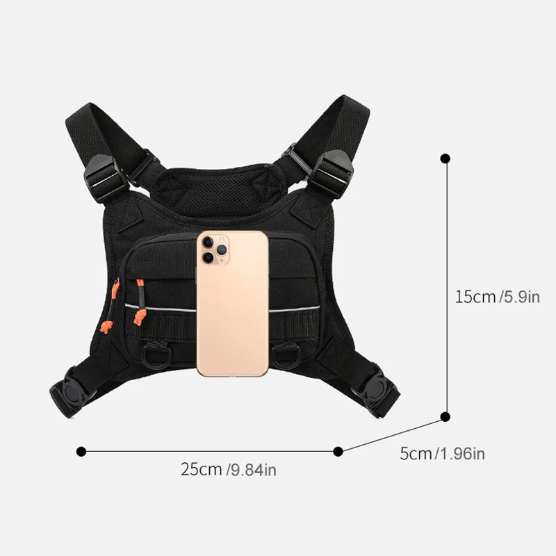 Sac de Poitrine Tactique SCIONE – Randonnée, Cyclisme, Moto & Outdoor | Molle, Léger, Résistant & Réfléchissant Env. gratuit 6 Sac de Poitrine Tactique SCIONE – Randonnée, Cyclisme, Moto & Outdoor | Molle, Léger, Résistant & Réfléchissant Env. gratuit – Image 6