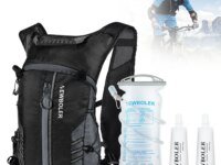 Sac à dos de course NEWBOLER 10L, léger, respirant, nylon anti‑déchirure, compatible hydratation. Idéal running, vélo, marathon, randonnée. Confort & stabilité.