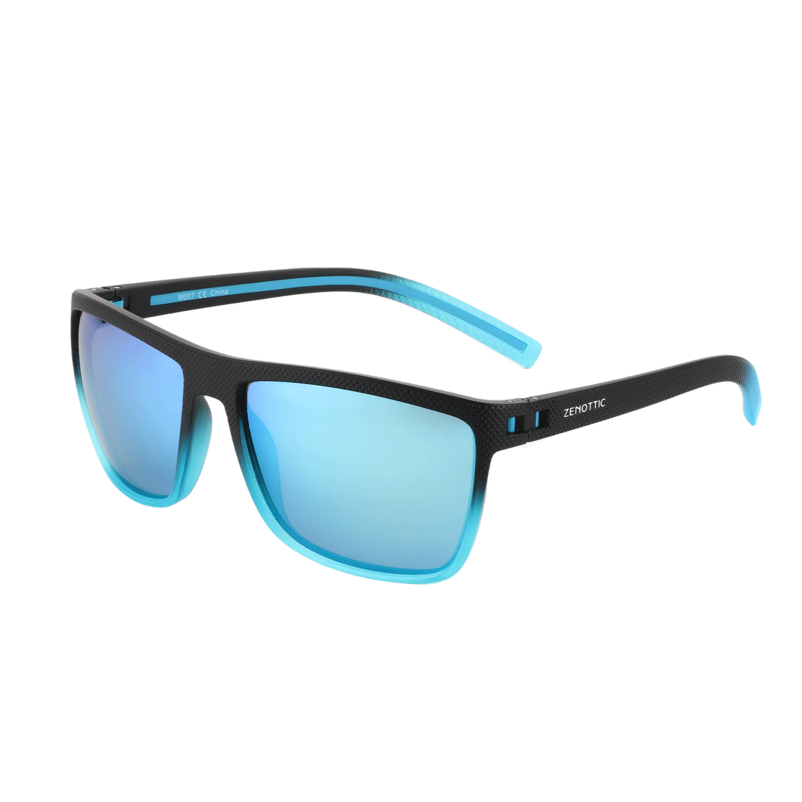 17 Blue Mirrored
