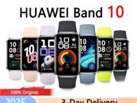 Huawei Band 10 montre connectée avec écran AMOLED suivi santé sommeil sport autonomie longue étanchéité cinq ATM compatible iOS et Android.