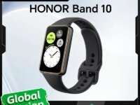 Honor Band dix montre connectée avec ecran AMOLED suivi sante sommeil stress sport autonomie quatorze jours etanche cinq ATM compatible iOS et Android.