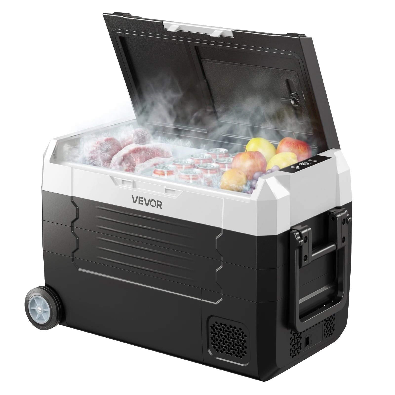 Réfrigérateur portable SucceBuy roues et poignée pliable compresseur capacité 35L 45L 55 Litres Env. rapide 1 Réfrigérateur portable SucceBuy pliable avec roues poignée compresseur refroidissement rapide deux zones controle application idéal camping voiture et outdoor.