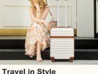 Valise rigide KONO en ABS PC. Tailles 20, 24, 28 pouces. Roulettes pivotantes TPE, serrure TSA, poignée aluminium, intérieur organisé, capacité extensible sur 24 et 28 pouces. Bagage cabine et voyage longue durée. Catégorie Sacs Cargo Utilitaires.