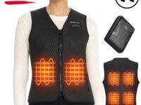 Gilet chauffant KEMIMOTO CE pour hommes et femmes avec batterie 10000mAh. Chauffage USB 6 zones, 3 niveaux de chaleur, tissu doux, lavable, idéal moto, ski, randonnée, camping, outdoor. Léger, confortable, unisexe. Catégorie Sacs Cargo Utilitaires.