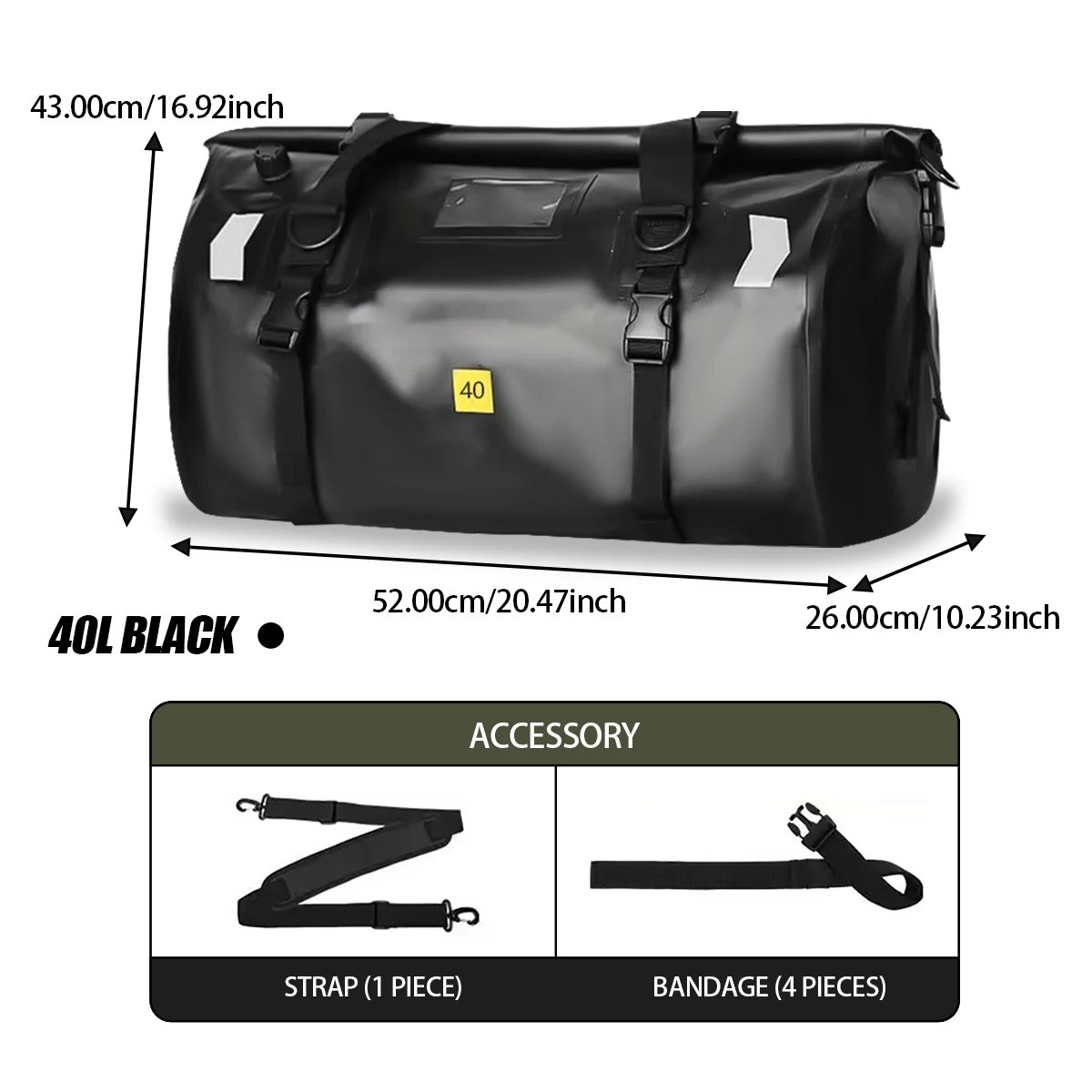 40L Black NO Logo