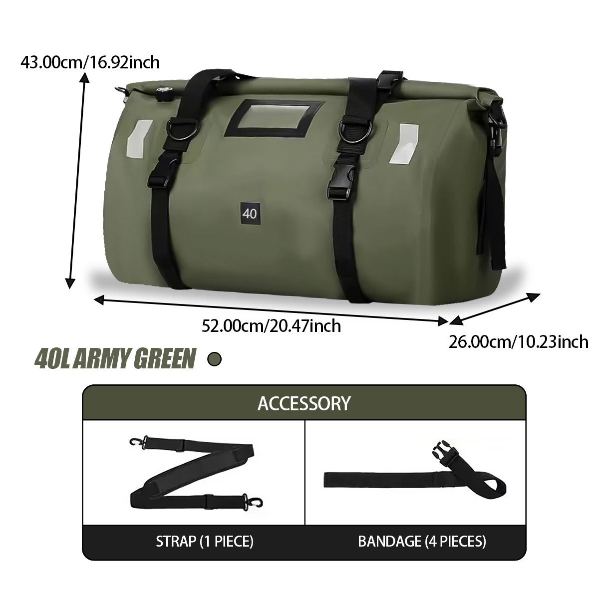 40L Green NO Logo