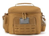 Sac isotherme tactique ReFire Gear 13L avec système MOLLE, panneau auto agrippant, conception étanche et robuste. Idéal pour camping, randonnée, trekking, pêche, bivouac, stockage alimentaire et activités outdoor. Catégorie Sacs Cargo Utilitaires.